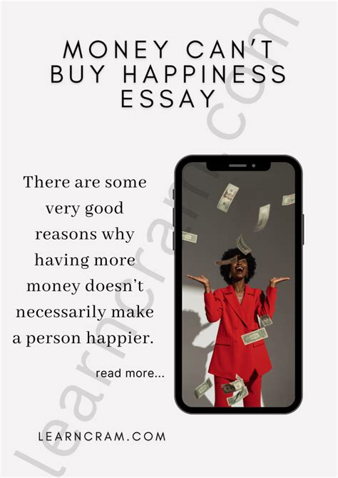 Money Cant Buy Happiness Essay For Students And Children In English