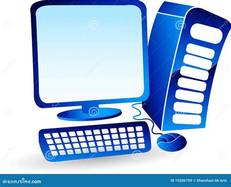 Computer Logo Royalty Free Stock Images Image 19206799