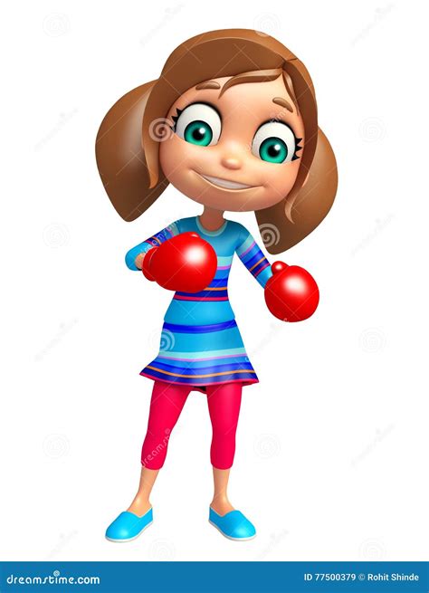 Girl Boxing Gloves Stock Illustrations 207 Girl Boxing Gloves Stock