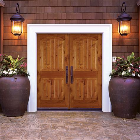 Solid Wood Double Entry Door