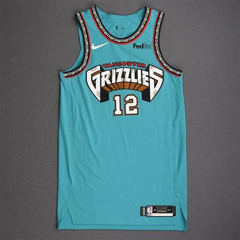 Ja Morant Memphis Grizzlies Game Worn Classic Edition 1995 00 Road