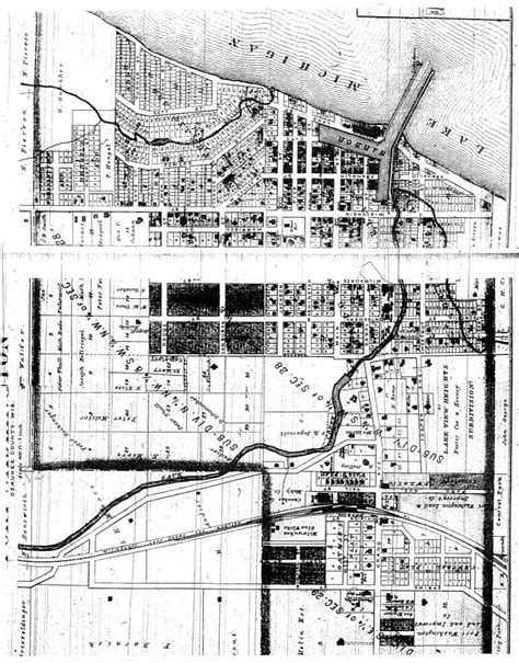 Port Washington Wi 1892 Port Washington Wi City Maps
