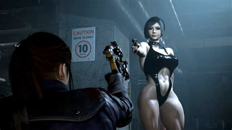 Resident Evil Remake Ada Muscle Goddesss Costume Biohazard Mod K