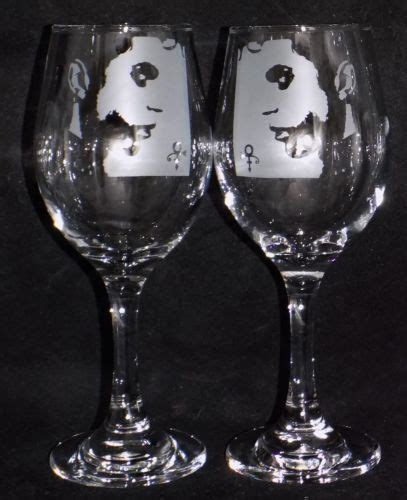 New Etched 034 Prince 034 Large Stylish Wine Glasses Optional T Box Wine Glasses Wine Ts