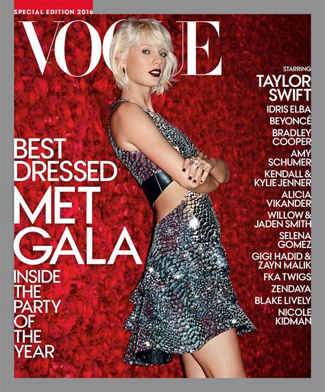 Taylor Swift Vogue Met Gala Special Edition Gotceleb