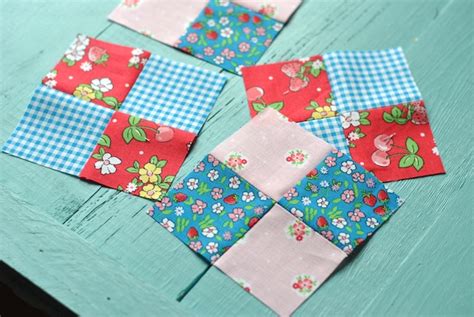 How To Make A Disappearing Four Patch Quilt Block The Polka Dot Chair