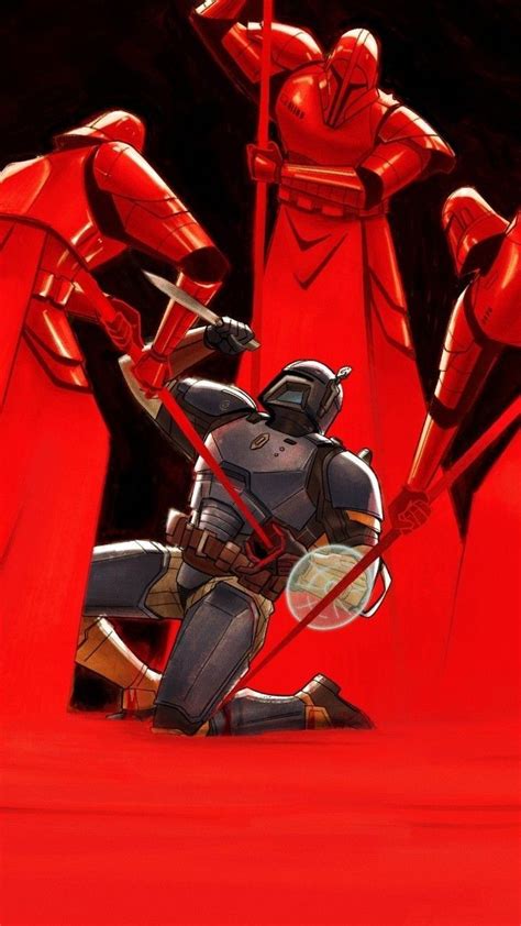 Paz Vizsla Vs Elite Praetorian Guards Star Wars Images Star Wars