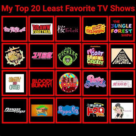 Artstation My Top 20 Least Favorite Tv Shows In My Opinion Are