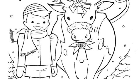 Christmas Cow Coloring Pages Ryan Fritzs Coloring Pages