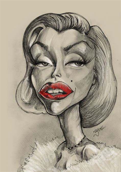 Marilyn Monroe Caricature By Libran On Deviantart