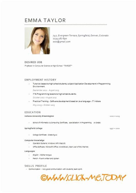 This is awesome curriculum vitae. Resume Models In Word format Awesome Model Cv More Photos ...