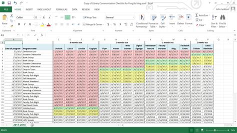 Due Date Tracking Excel Template