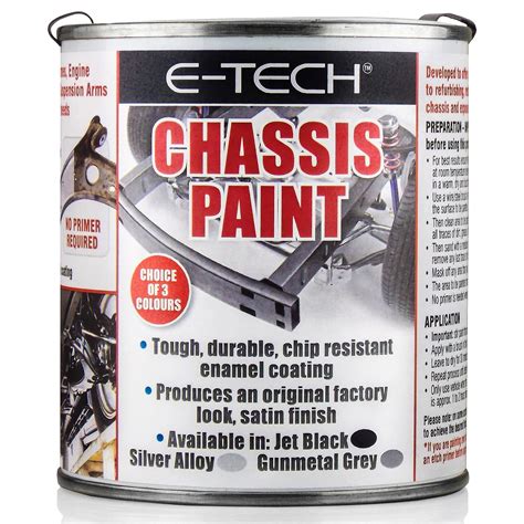 E Tech Engineering Chassis Paint Gunmetal Grey 500ml Ebay