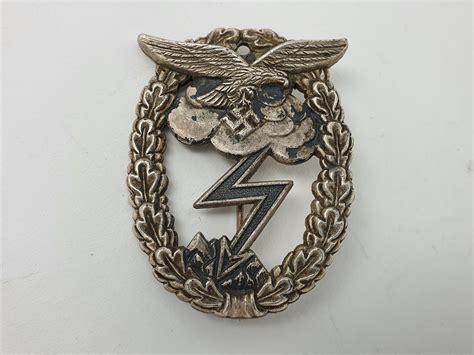 Wwii German Luftwaffe Ground Combat Badge 1942 45 Trade In Military