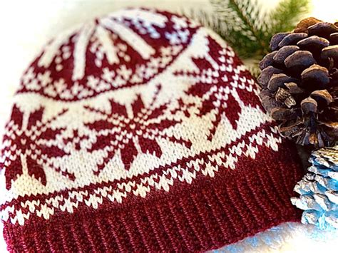 Ravelry Norwegian Beauty Knit Hat Pattern By Silvermoon Knits