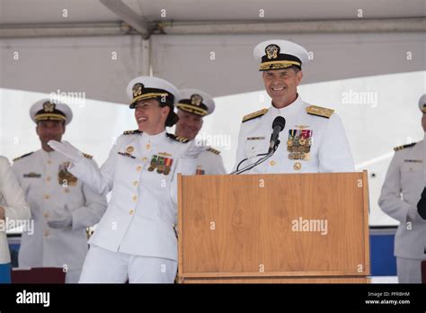 Nh May 26 2018 Vice Chief Of Naval Operations Adm Bill Moran Right
