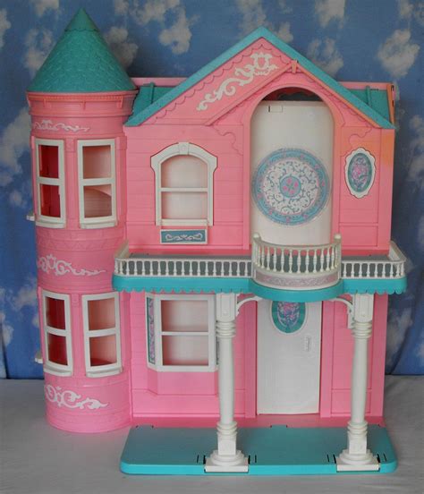 1014soldbarbie Dream House Dollhouse 1995 Pink Working Elevator
