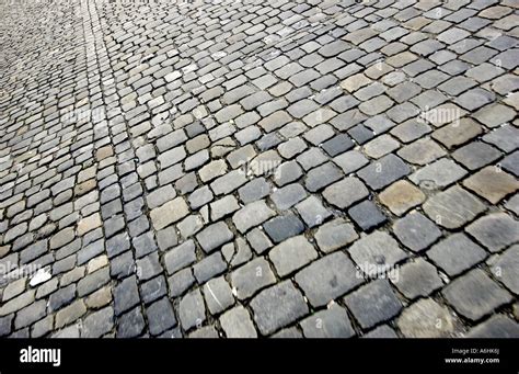 Cobble Stone Street Stock Photo Alamy