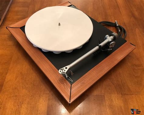 Rega P7 Turntable In Cherry Record Player Ceramic Platter And Ttpsu