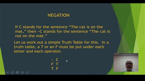 Introduction To Truth Tables Youtube