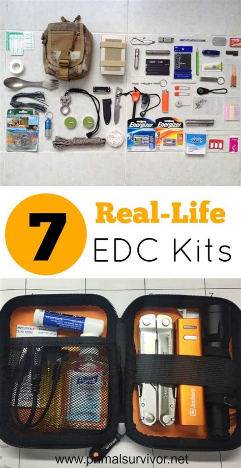 7 Real Life Examples Of Edc Kits Primal Survivor