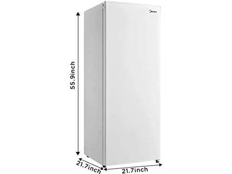 Midea Upright Freezer 53 Cuft White