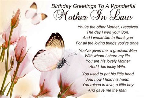 I wish you all the happiness in the world. 47 Happy Birthday Mother in Law Quotes - My Happy Birthday ...