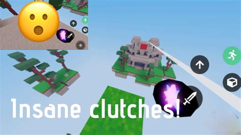 The Craziest Clutches Youll Ever See In Roblox Bedwars Youtube