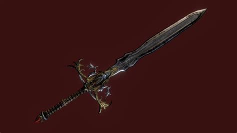 Artstation Fantasy Sword 3d Model