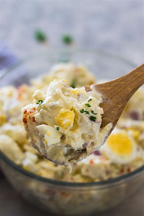 In a large bowl, whisk together the mayonnaise, sour cream, vinegar, ¾ teaspoon salt, and ½ teaspoon pepper. This creamy Old Fashioned Potato Salad is easy to make and perfect for your summer… | Old ...