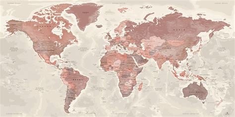 Hermoso Mapa Mundial Mapa Mundial Grande Idea De Regalo