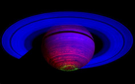APOD: 2010 September 27 - The Dancing Auroras of Saturn