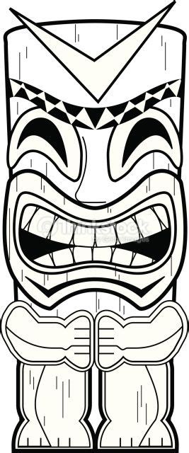 How to make printables for hawaiian tiki luau? Tiki Totem Pole | Tiki totem, Tiki party, Tiki mask