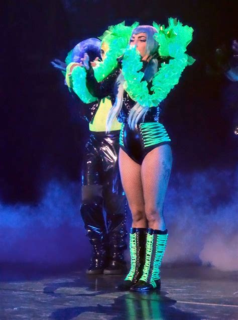 Lady Gaga Performing On Stage At The Park Theater At Park Mgm In Las