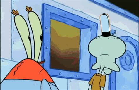 Spongebob Squidward Gif Spongebob Squidward Because Discover Share Gifs