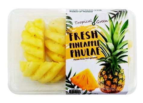 Fresh Cut Pineapple Tropical Green
