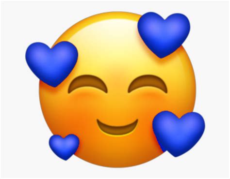 Freetoedit Blue Love Emoji Emojis Cute Sad Aesthetic Blessed