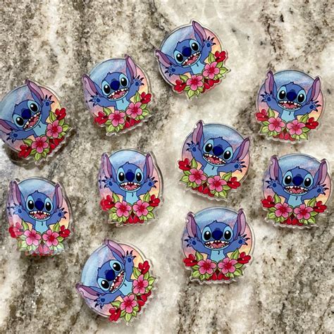 Stitch Pin Acrylic Pins Pins Disney Pins Stitch Lilo And Etsy