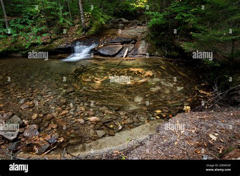 The Basin In Franconia Notch New Hampshire Usa Stock Photo Alamy