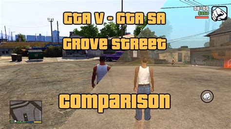Gta V And San Andreas Grove Street Comparison Youtube