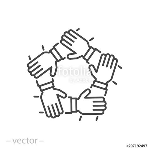 Hands Together Icon At Collection Of Hands Together