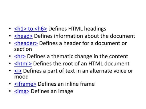 Presentation Of Htmldhtmlxhtml Ppt Download