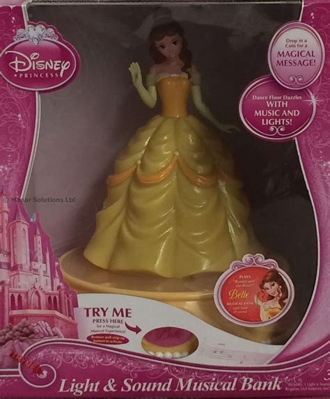 Disney Princess Magical Light And Sound Musical Singing Money Bankbox Ebay