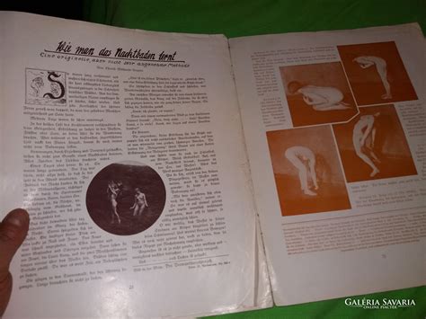 1926 Vintage Antique German Lachendes Leben Naturist Adult Erotic Magazine According To The