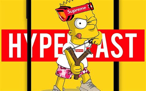 Bart Simpson Supreme For Computer Posted By Ethan Cunningham Drippy Simpson Computer Hd