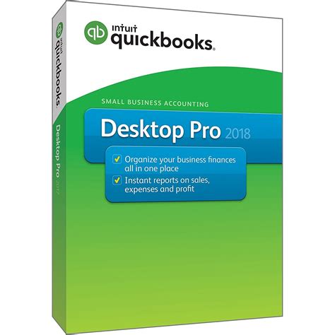 We think you'll be delighted with the. Intuit QuickBooks Desktop Pro 2018 Small Business ...