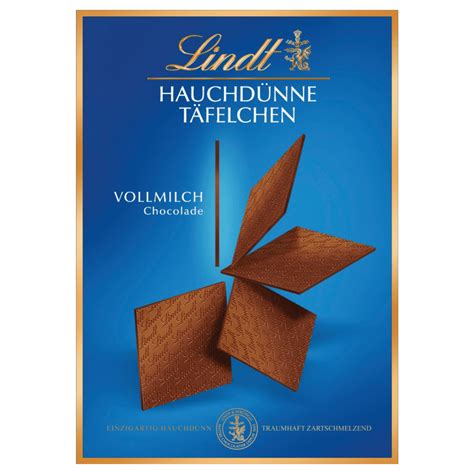 Lindt Schokolade Hauchdünne Täfelchen Vollmilch 125g Bei Rewe Online Bestellen