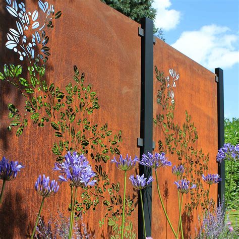 Panel size & format specifications. Buy Garden Screen Panels | Contemporary Metal Fencing ...