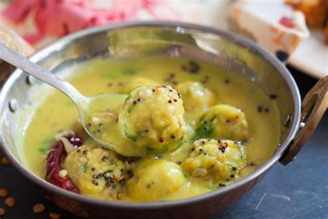 Karnataka Style Sandige Huli Recipe Toor Dal Dumplings In Gravy Recipe