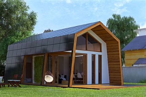 Solar Powered Prefab Cabin Arrives Flatpacked Prefab Homes Prefab